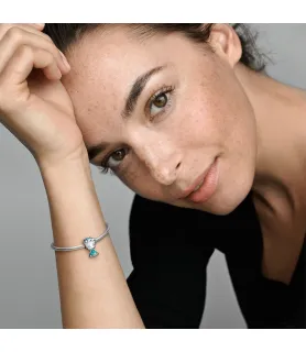 Fler® Assepoester bedel, vooraanzicht, compatibel met Pandora armbanden