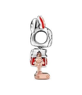 Fler® Minnie Mouse Robot bedel, vooraanzicht, compatibel met Pandora armbanden