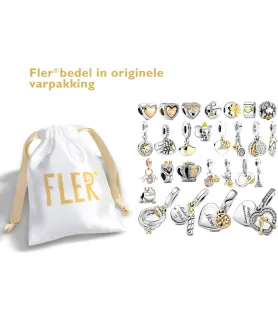 Fler® Aladdin Jasmijn bedel, vooraanzicht, compatibel met Pandora armbanden
